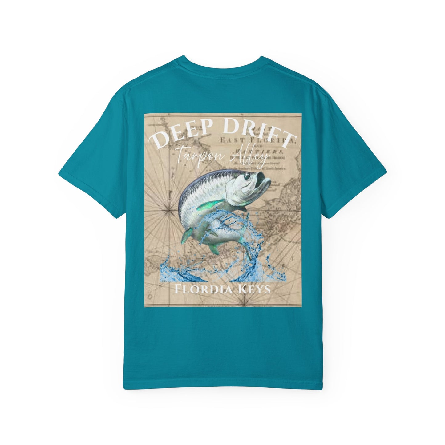 Tarpon Alley Fishing T-Shirt - Florida Keys Fishing Tee for Angler Lovers