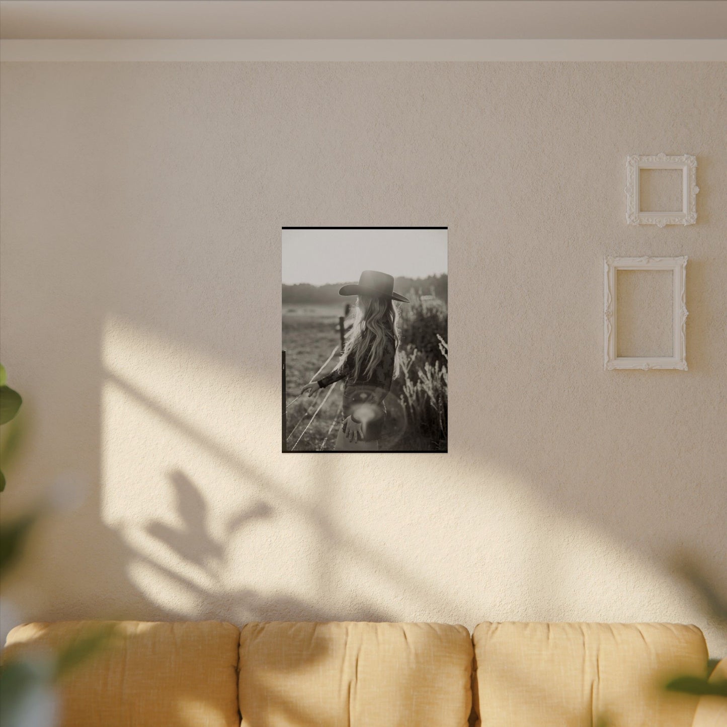 Mornings Gaze– Western Textured Watercolor Matte Posters