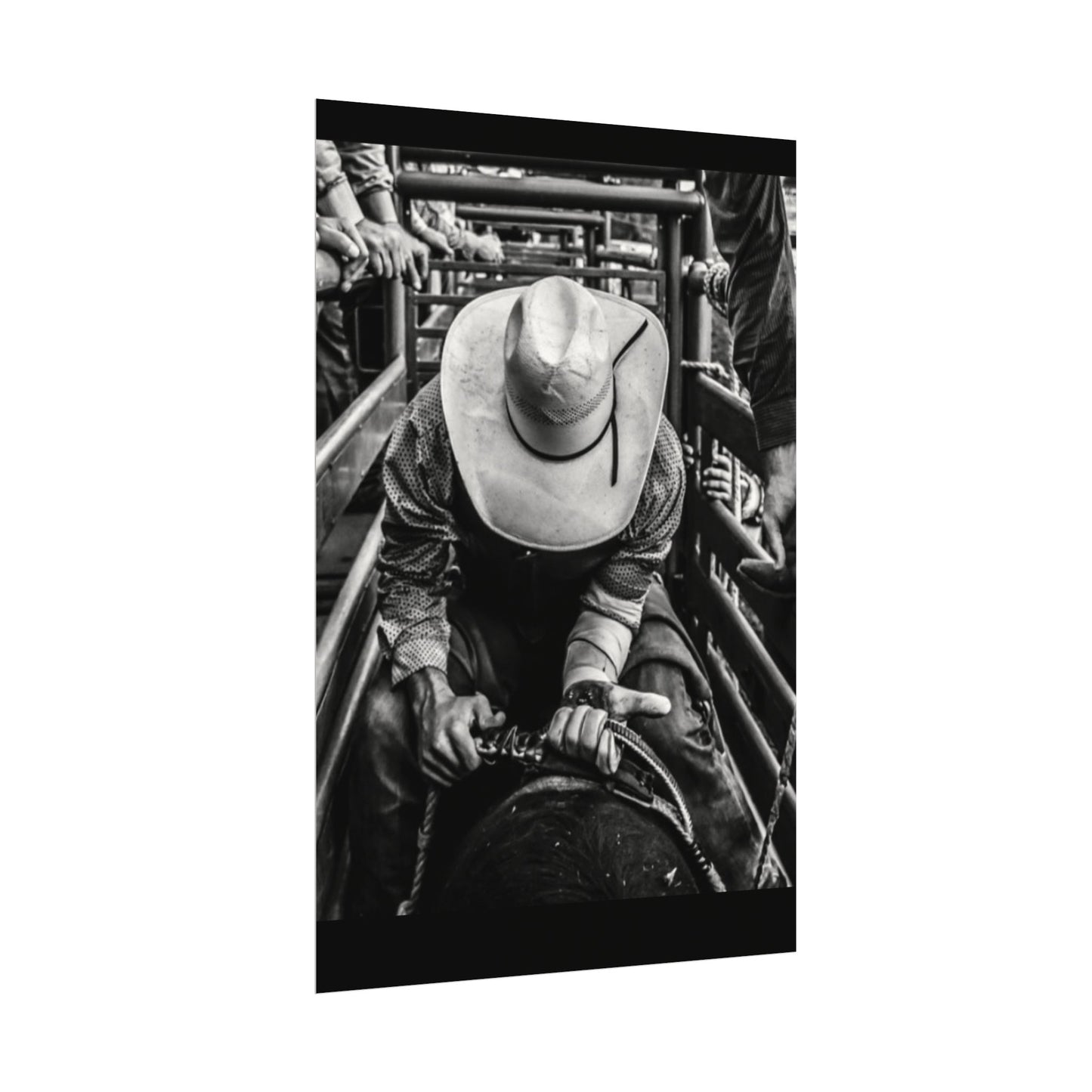Lock Loaded & In The Chute Textured Watercolor Matte Posters