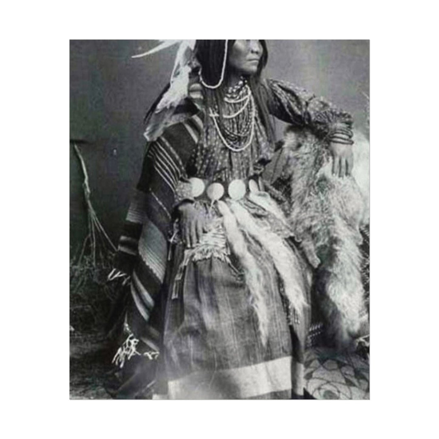 Courage & Strength – Western Textured Watercolor Matte Posters