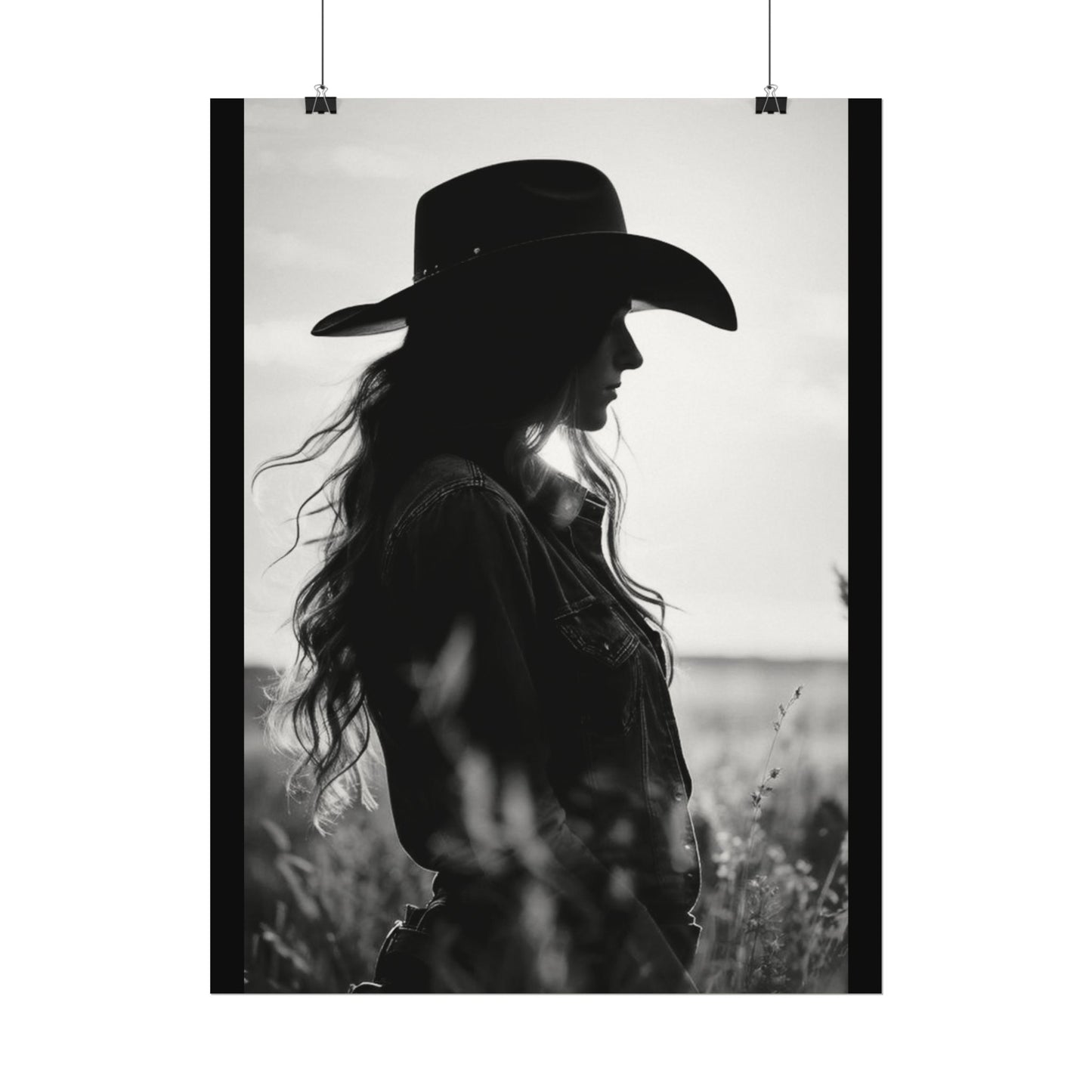 Grace Againest The Grain – Western Textured Watercolor Matte Posters