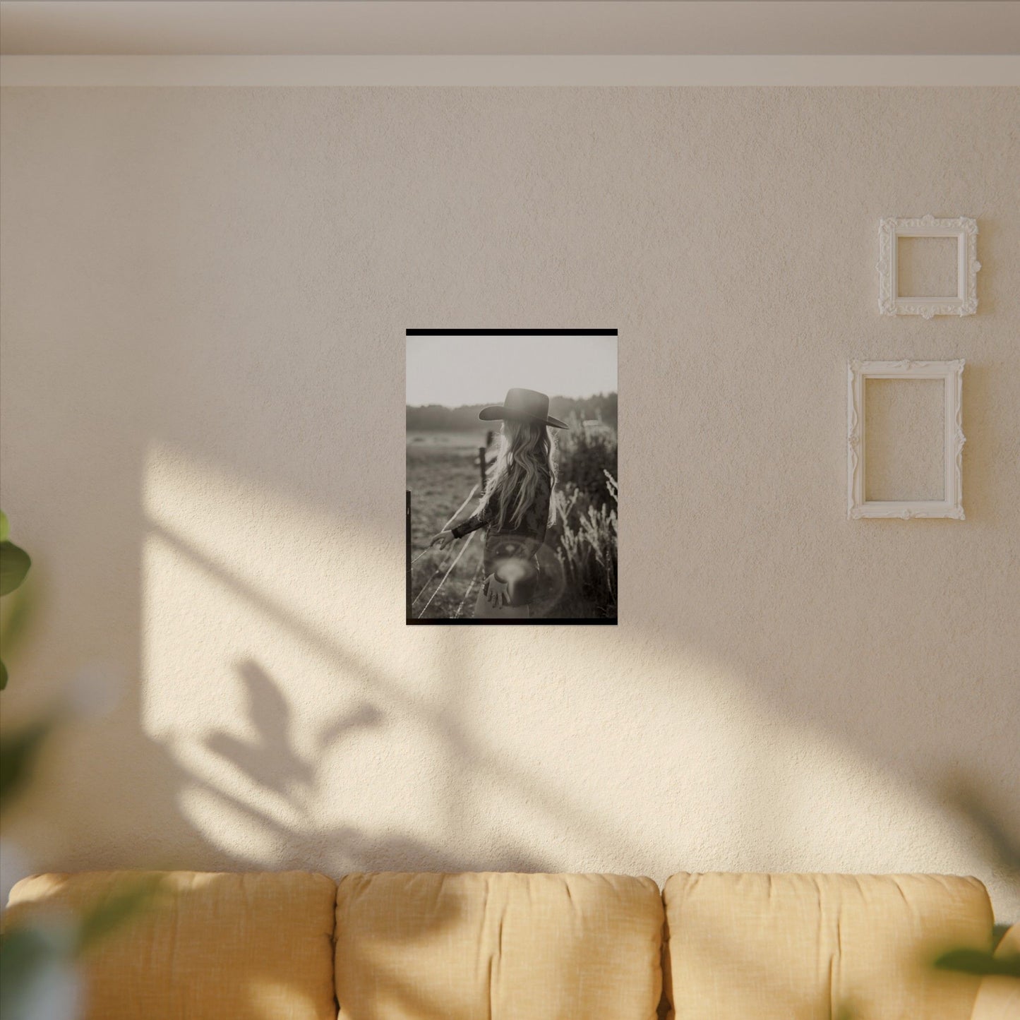 Mornings Gaze– Western Textured Watercolor Matte Posters