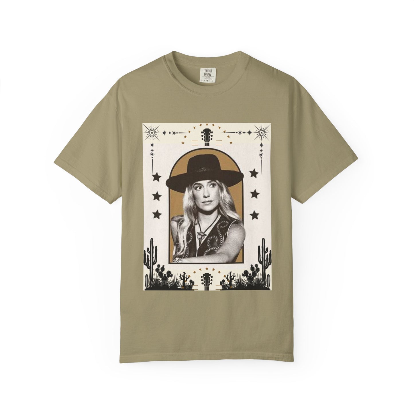 Desert Vibes Graphic Lainey T-Shirt, Boho Style Tee, Music Lover Shirt, Unisex Vintage Tee, Perfect Gift for Festivals & Concerts