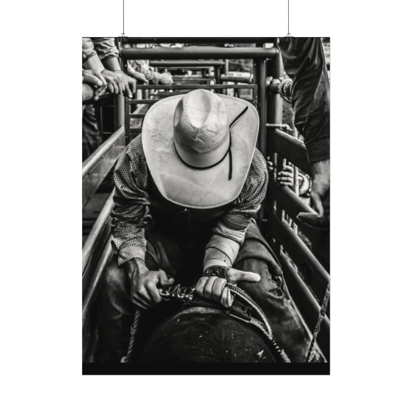 Lock Loaded & In The Chute Textured Watercolor Matte Posters