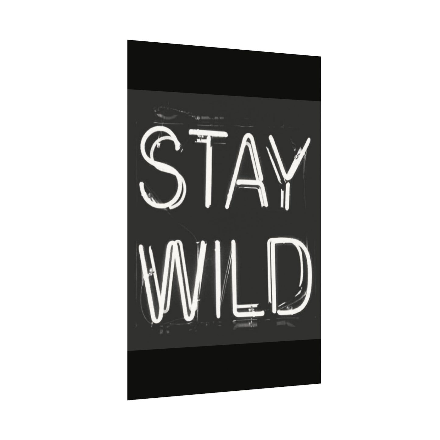 Stay Wild – Western Textured Watercolor Matte Posters