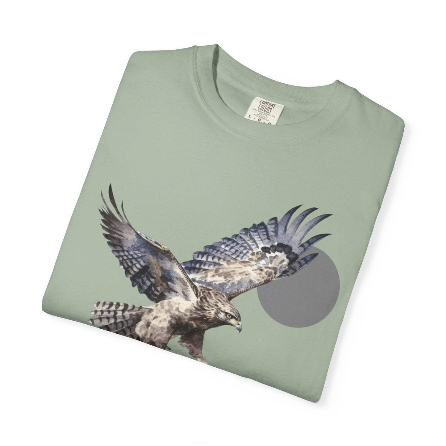 Flying High Wildlife Adventure Tee Unisex Garment-Dyed T-shirt, Boho Nature Tee, Camping Shirt, Adventure Apparel, Gift for Wilderness Lovers