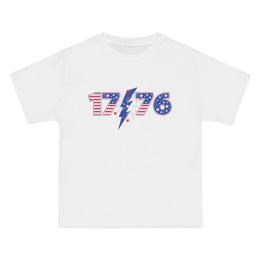 1776 Lightning Bolt Patriotic T-Shirt | America 1776 Design, Fourth of July Shirt, Independence Day Tee, Memorial Day Top, Gift for Veterans