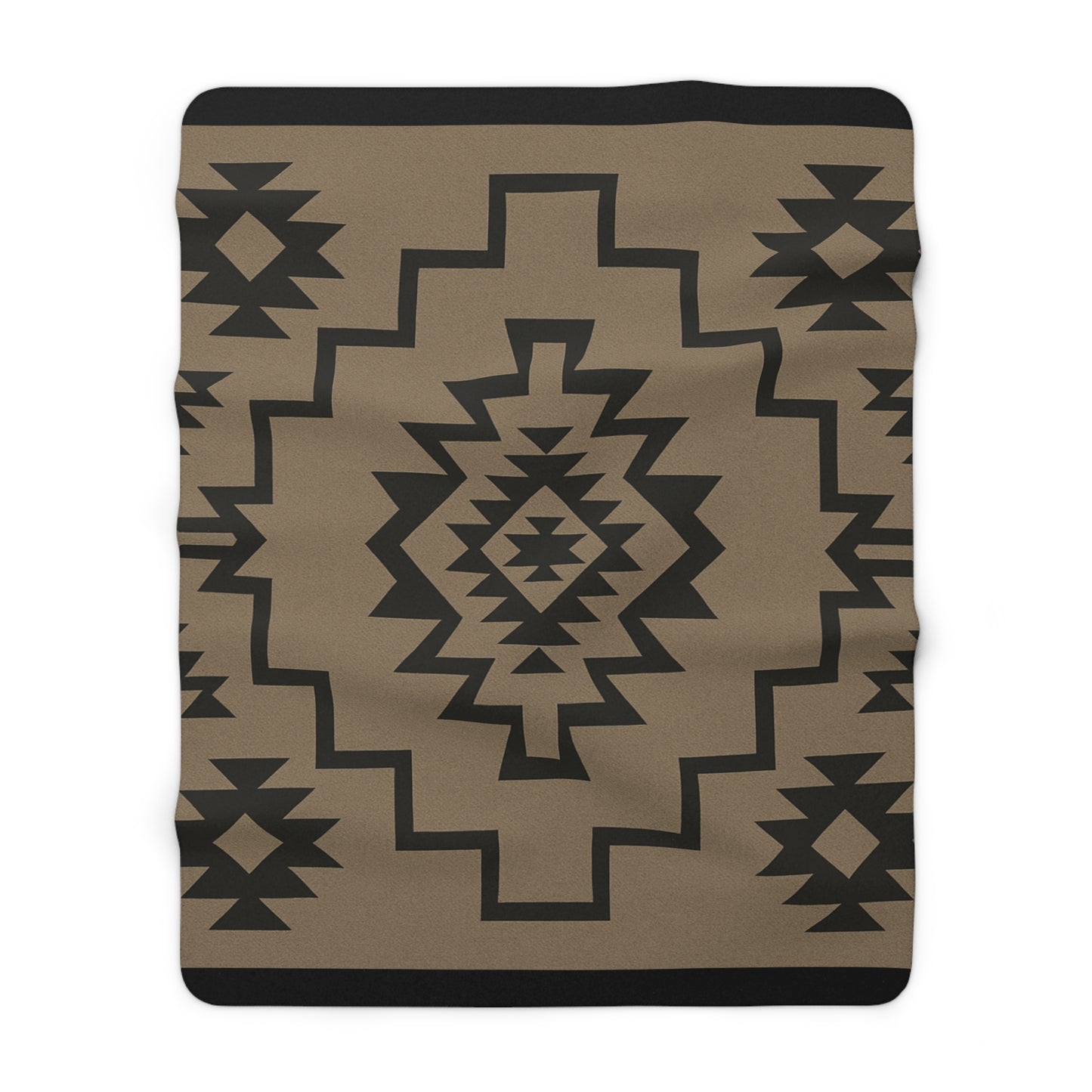 Josephine Sherpa Fleece Blanket - Modern Tribal Design, Perfect for Home Decor, Gift for Him/Her, Winter Warmth, Beach Blanket