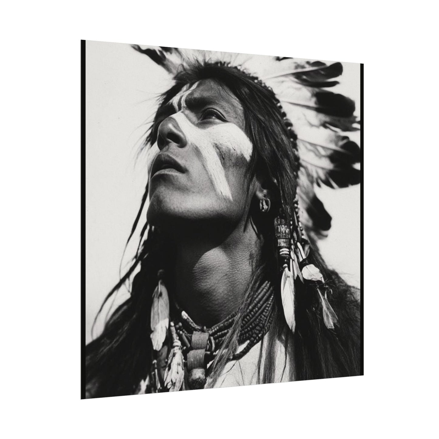 He Who Remembers – Western Textured Watercolor Matte Posters