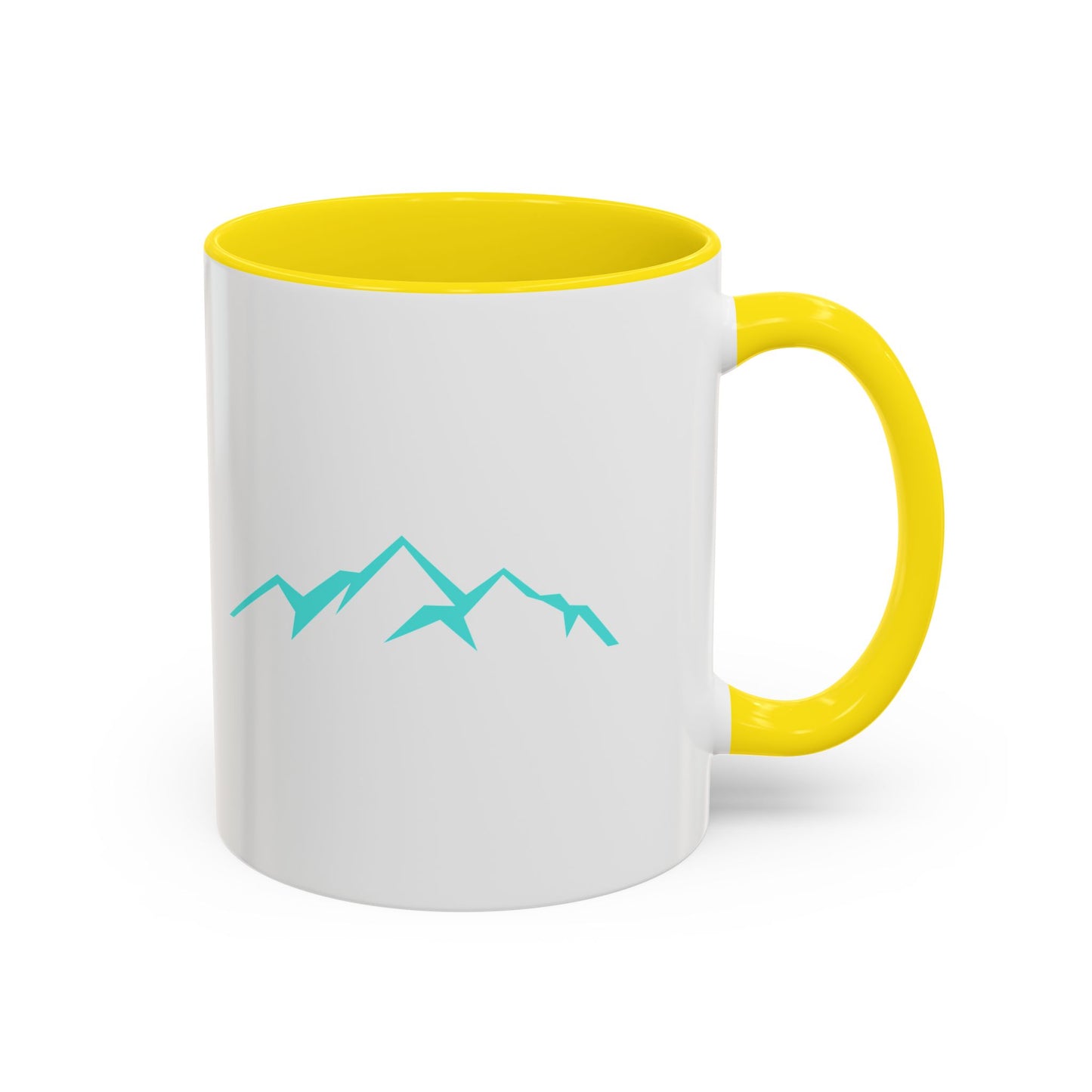 Mountain Vibes Accent Coffee Mug, Unique Gift for Nature Lovers, Adventure Mug, Hiking Enthusiast, 11oz, 15oz