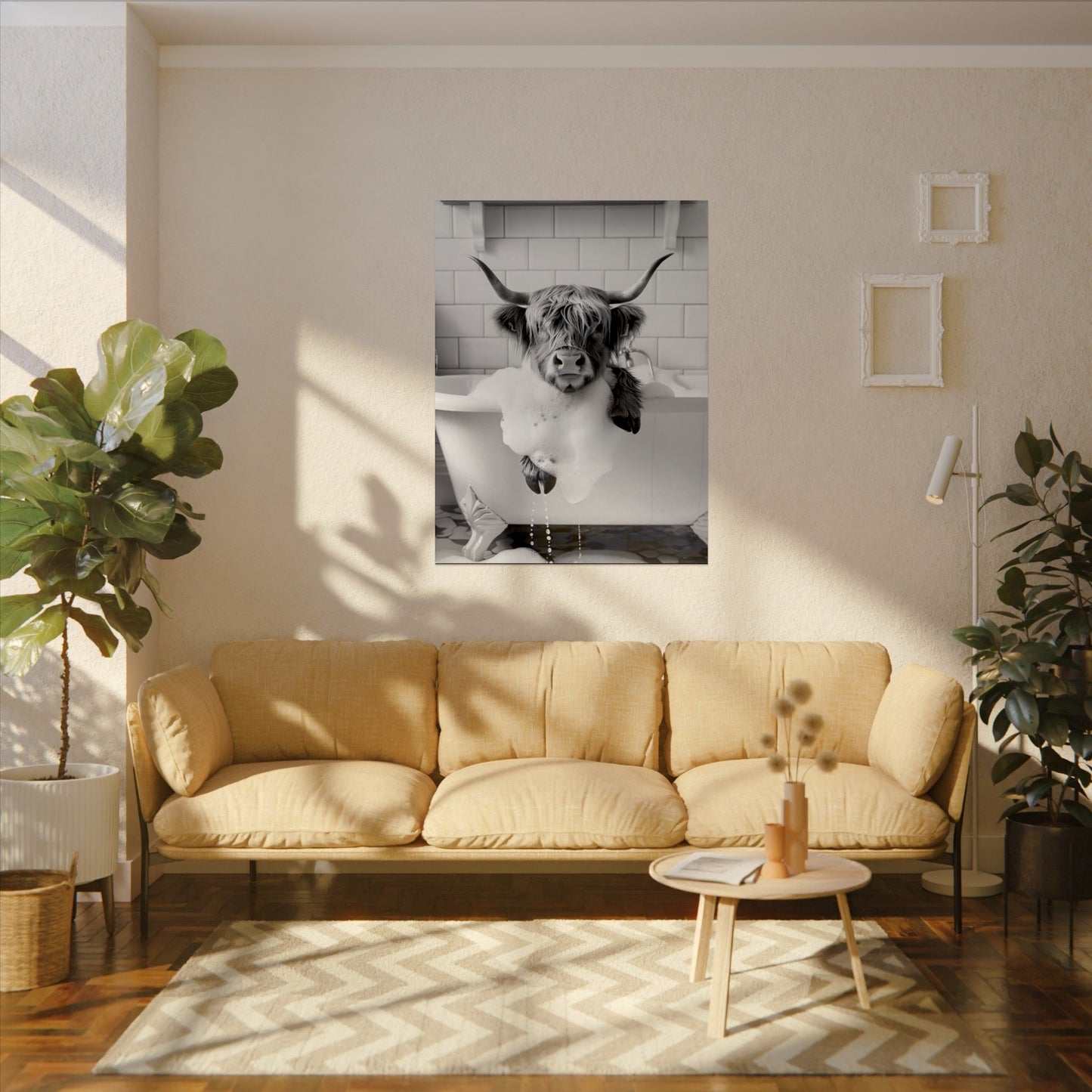 Hoofs & Suds – Western Textured Watercolor Matte Posters