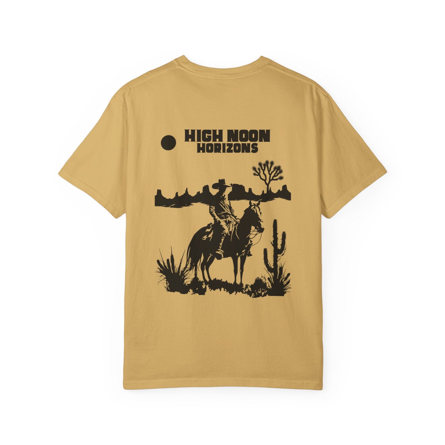 High Noon Horizons Mountain T-Shirt - Western Gift, Nature Lover Tee, Unisex Cotton Shirt