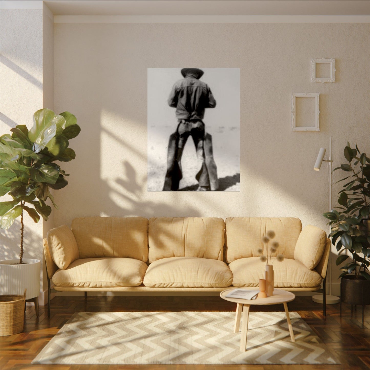 Chaps My Biscuits – Western Textured Watercolor Matte Posters