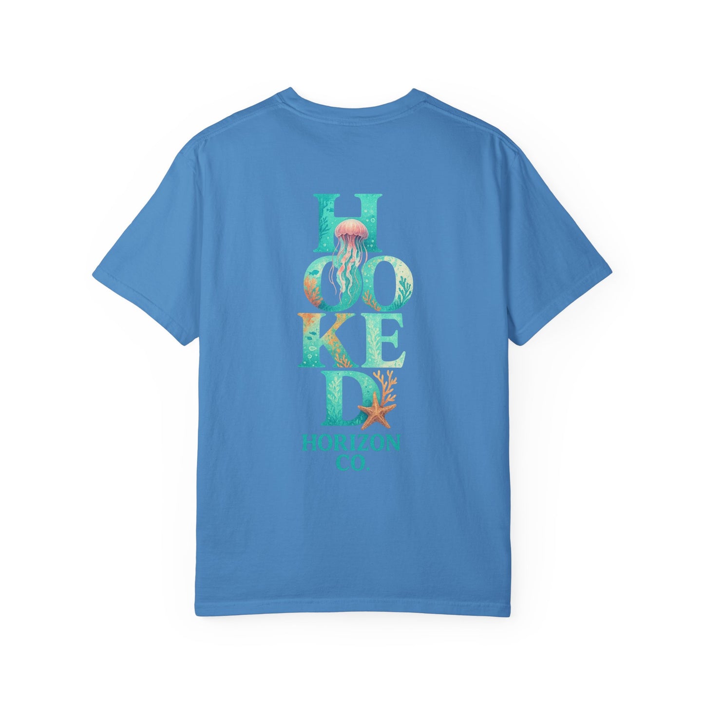 Turtle Deep Drift T-shirt, Hooked Horizon Co, Angler Gifts
