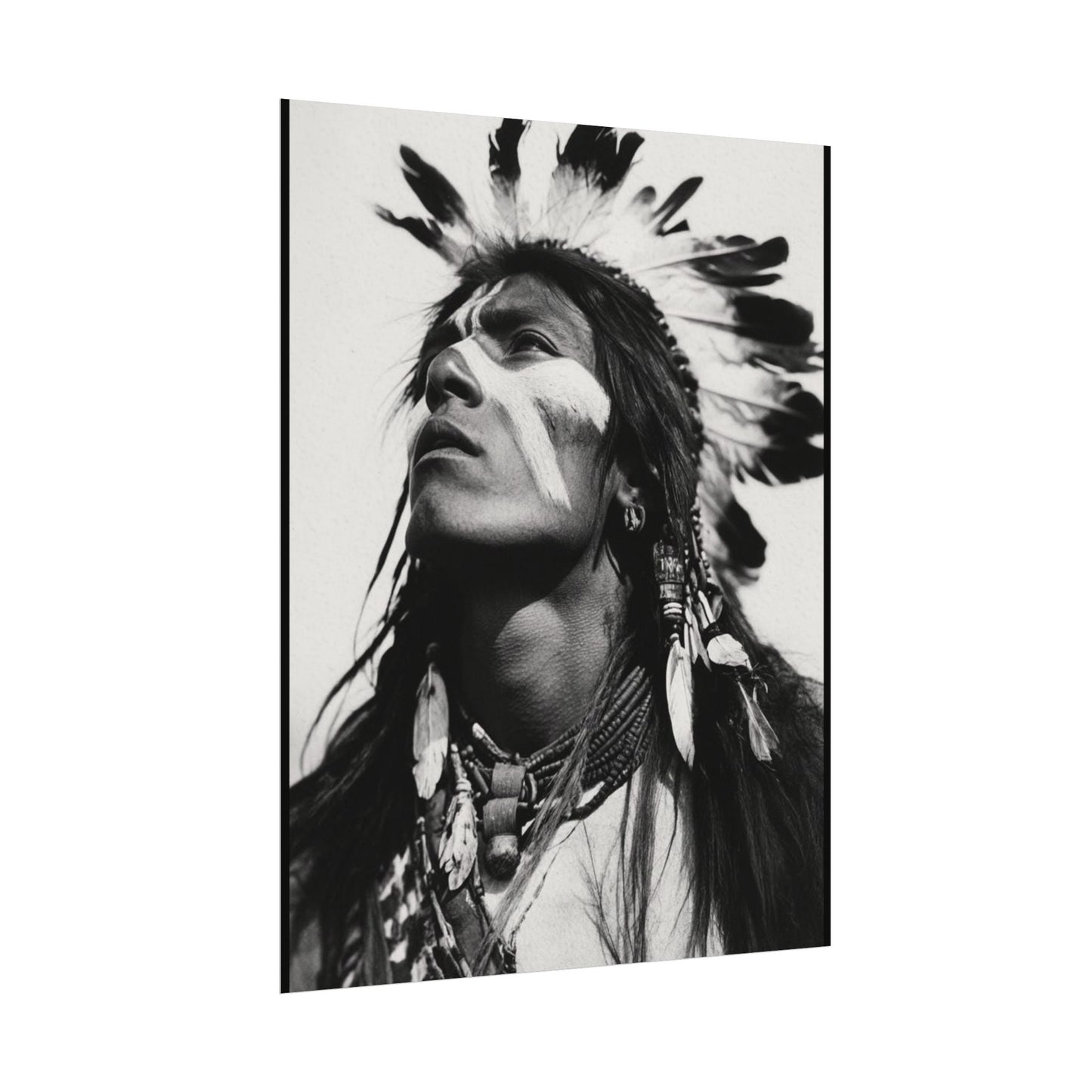 He Who Remembers – Western Textured Watercolor Matte Posters