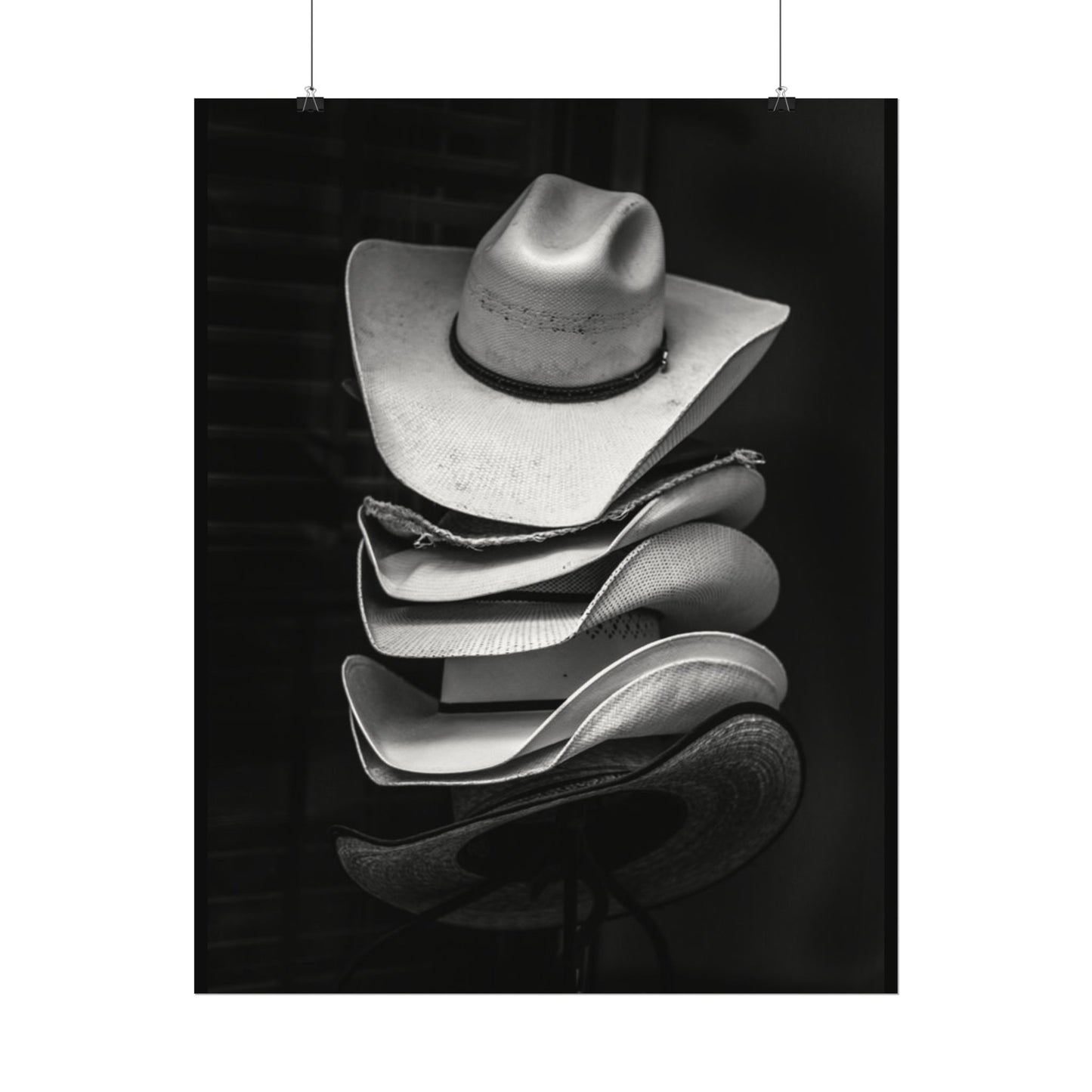 I Tip My Hat To The Keeper Of The Stars– Western Textured Watercolor Matte Posters