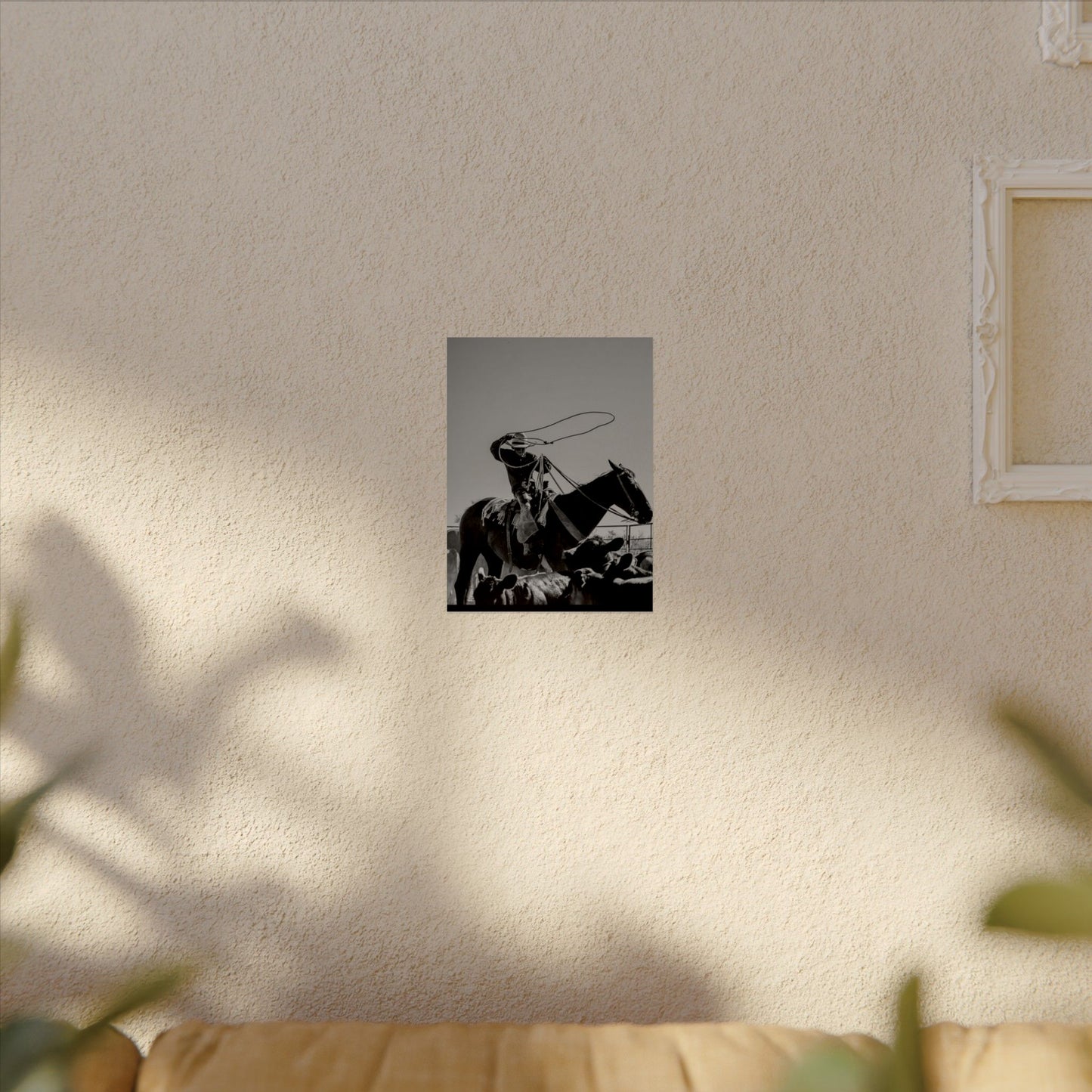 Cowboy Up – Western Textured Watercolor Matte Posters