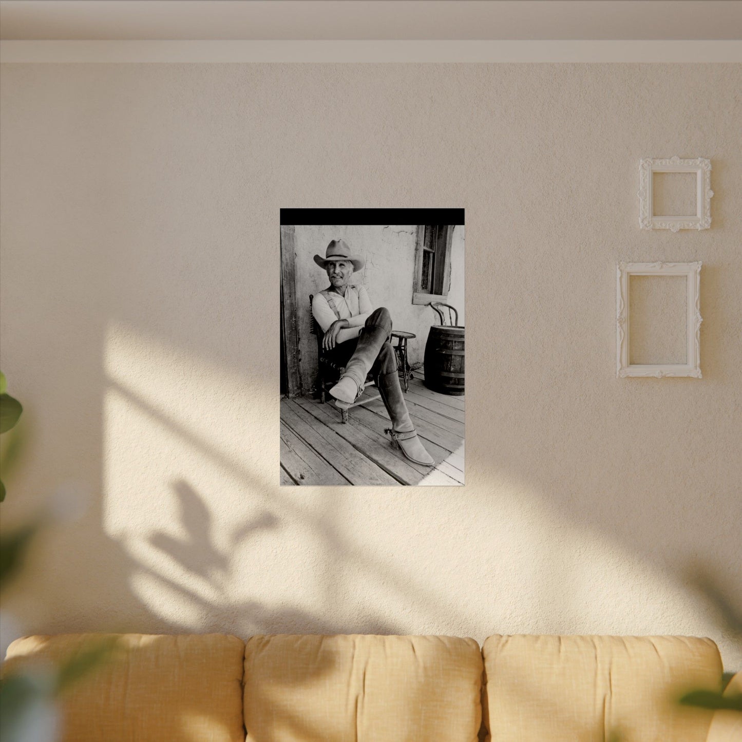 The Lonesome Dove – Western Textured Watercolor Matte Posters