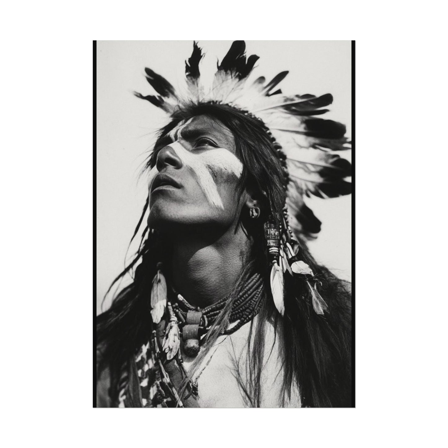 He Who Remembers – Western Textured Watercolor Matte Posters