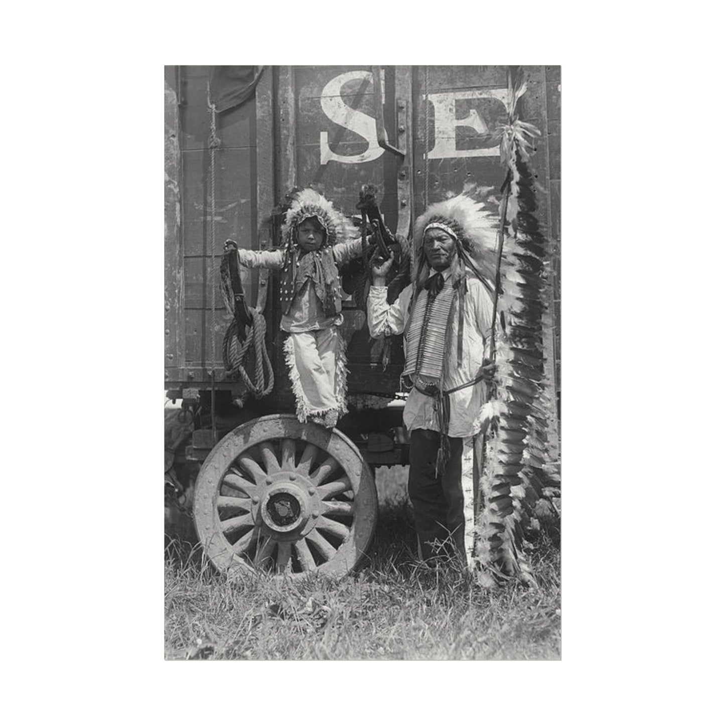 Small Hamds Big Spirit – Western Textured Watercolor Matte Posters