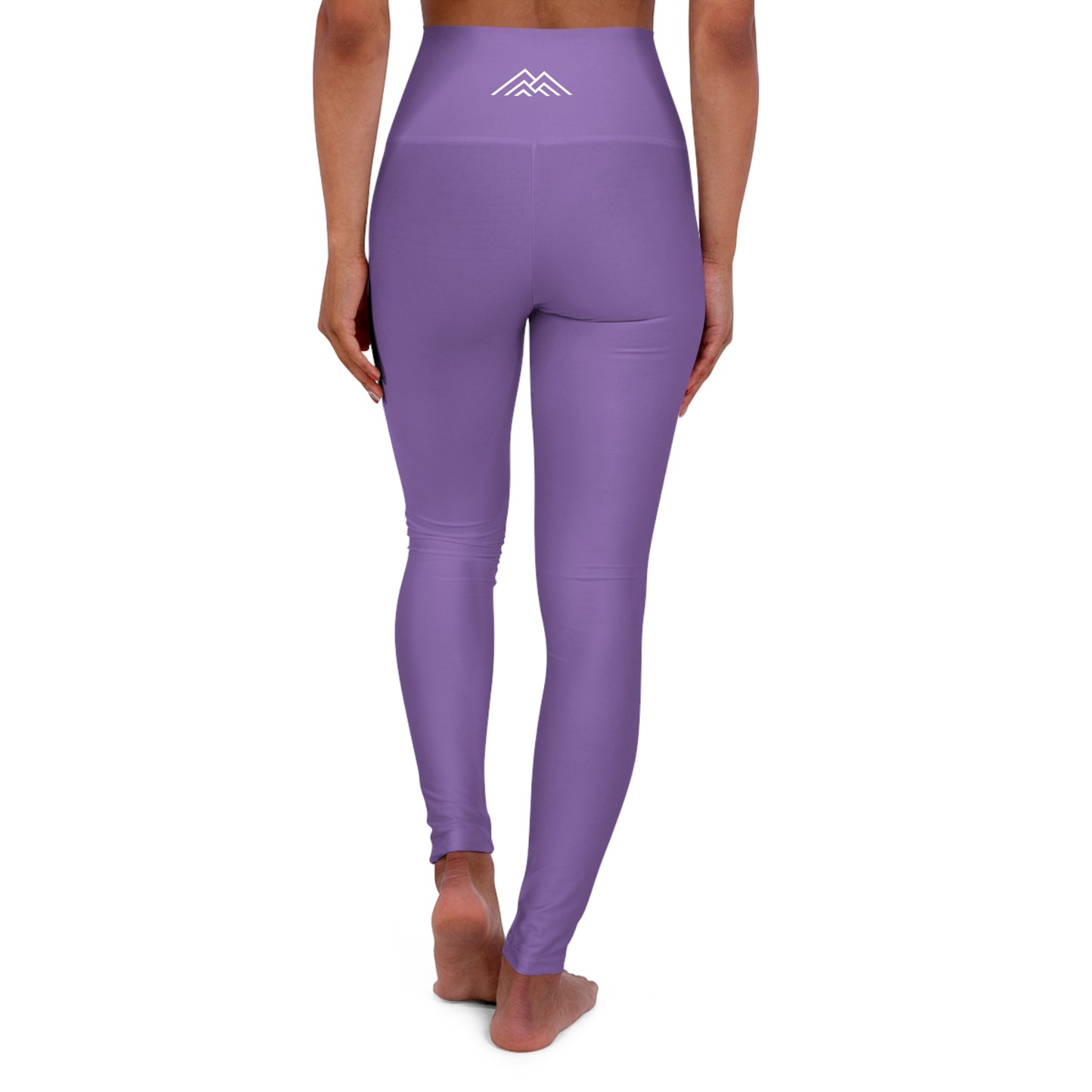 Light Purple Adventure Awaits High Waisted Yoga Leggings - Purple, Comfortable Activewear, Fitness Pants, Ideal for Gym, Yoga, and Weekend Brunch