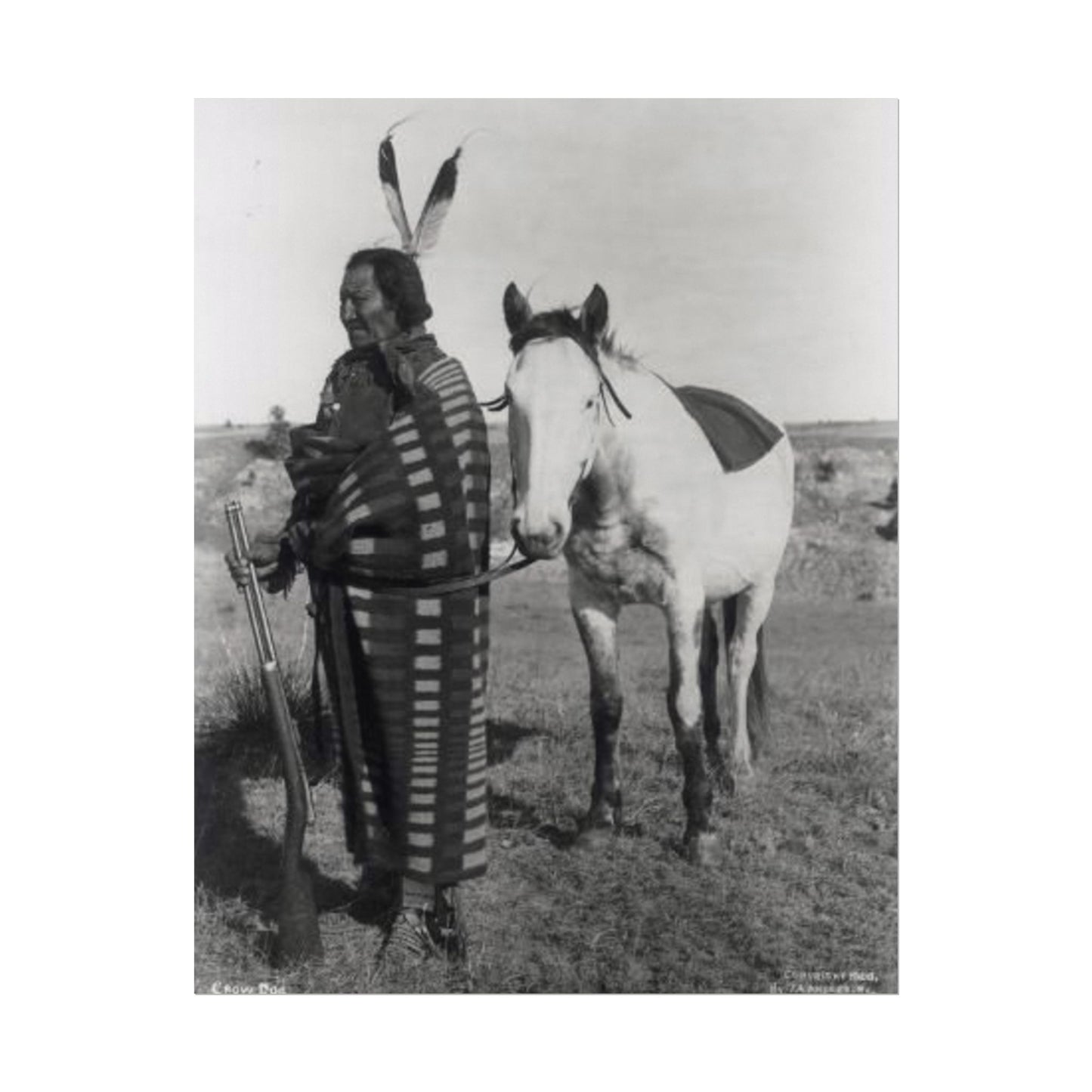 Sacred Ties – Western Textured Watercolor Matte Posters