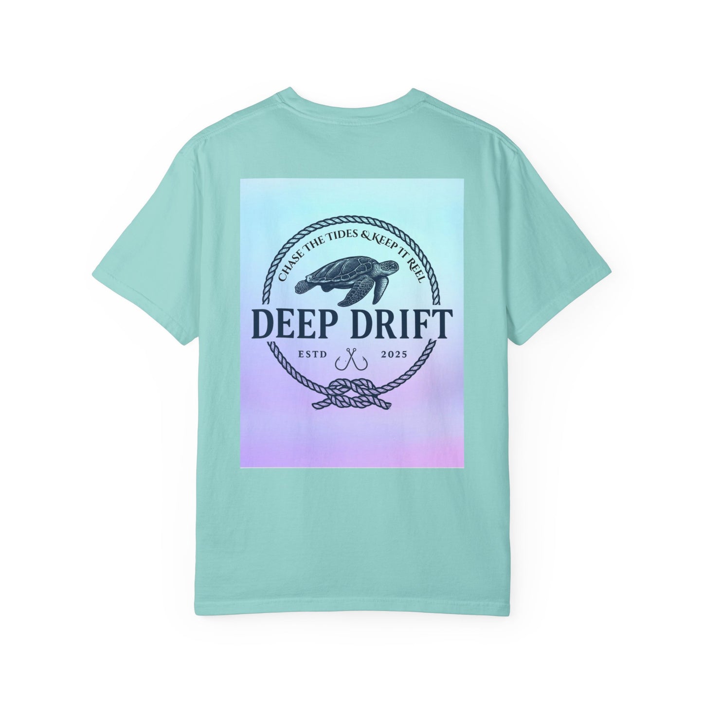 Turtle Ocean Tee, Deep Drift
