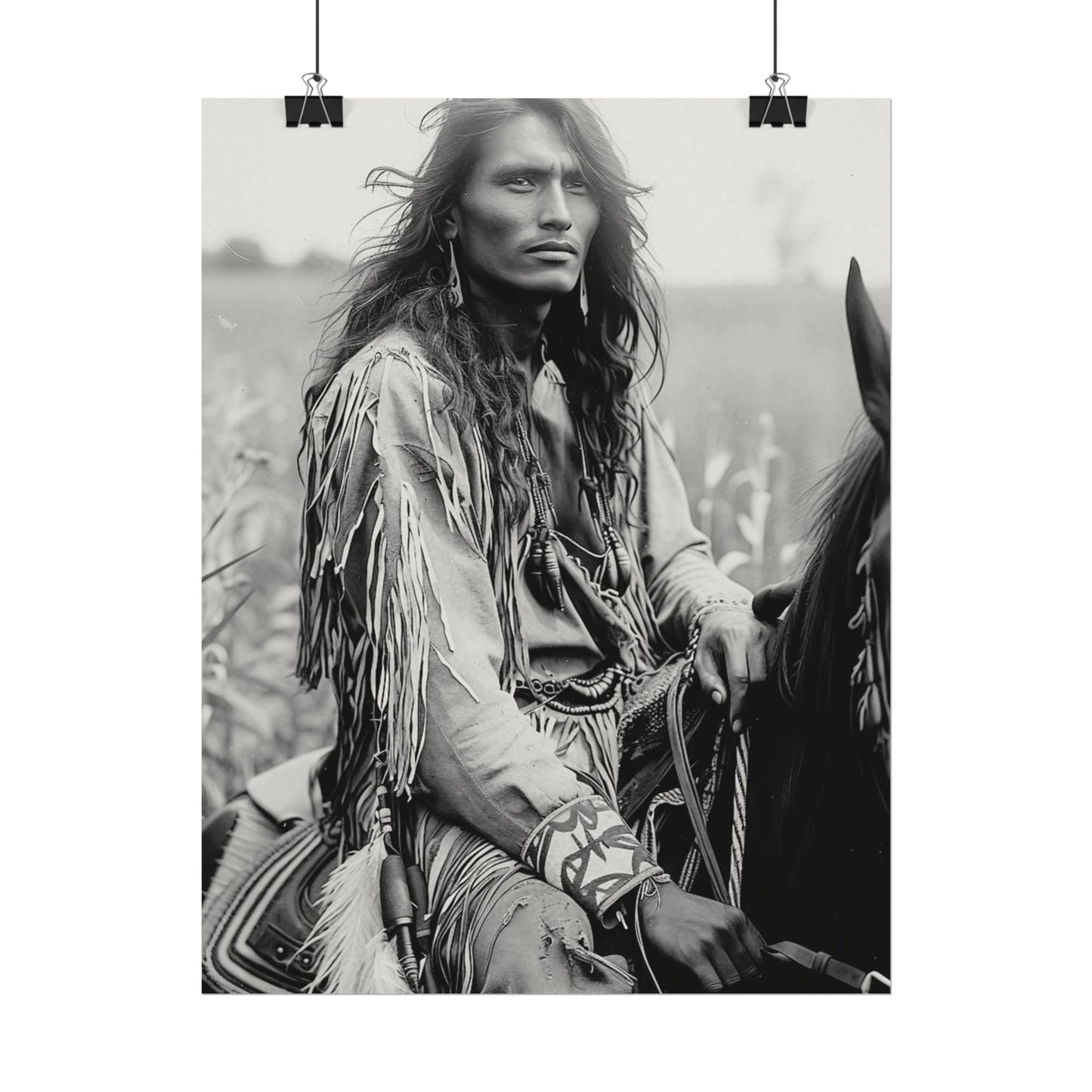 The Last Watchman– Western Textured Watercolor Matte Posters