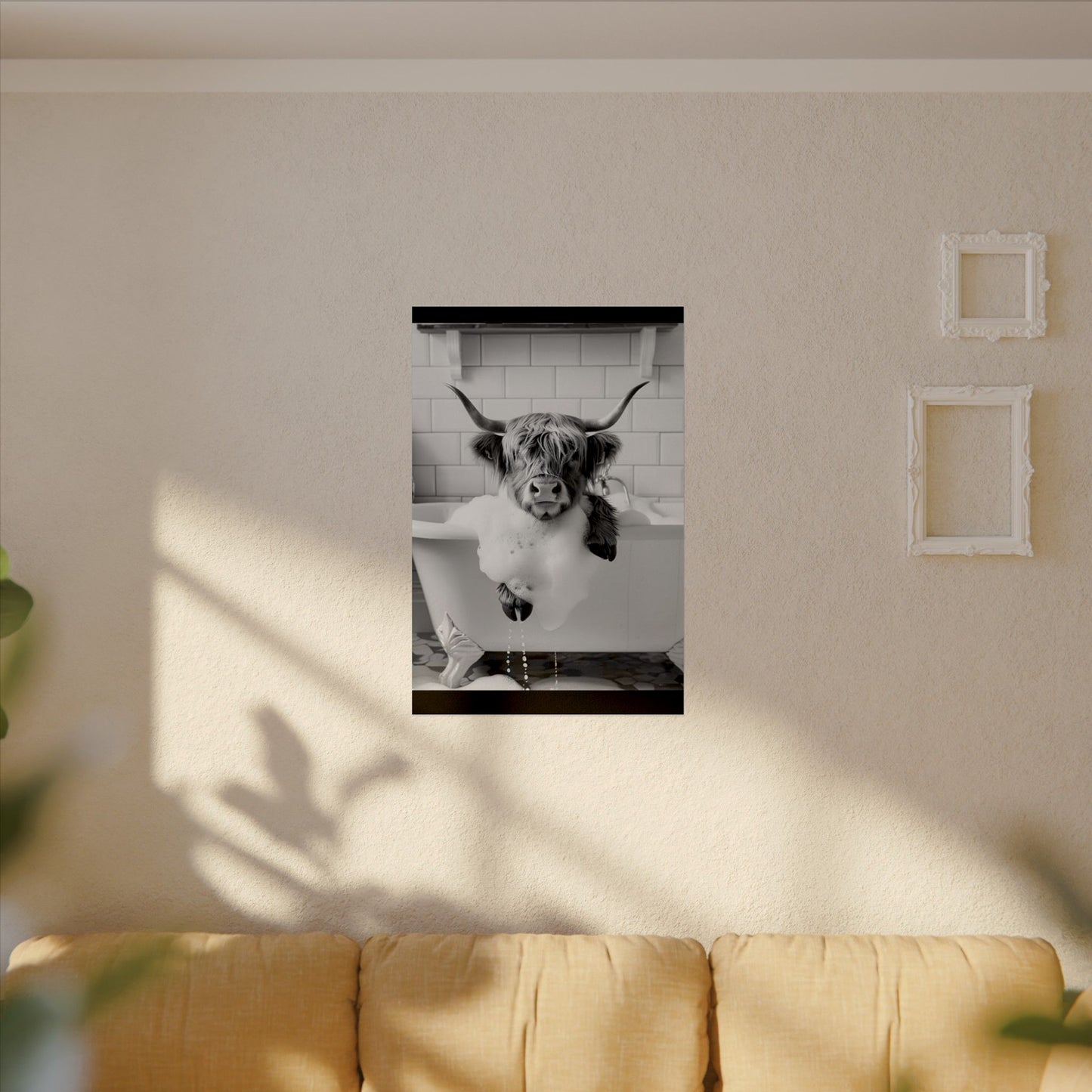 Hoofs & Suds – Western Textured Watercolor Matte Posters