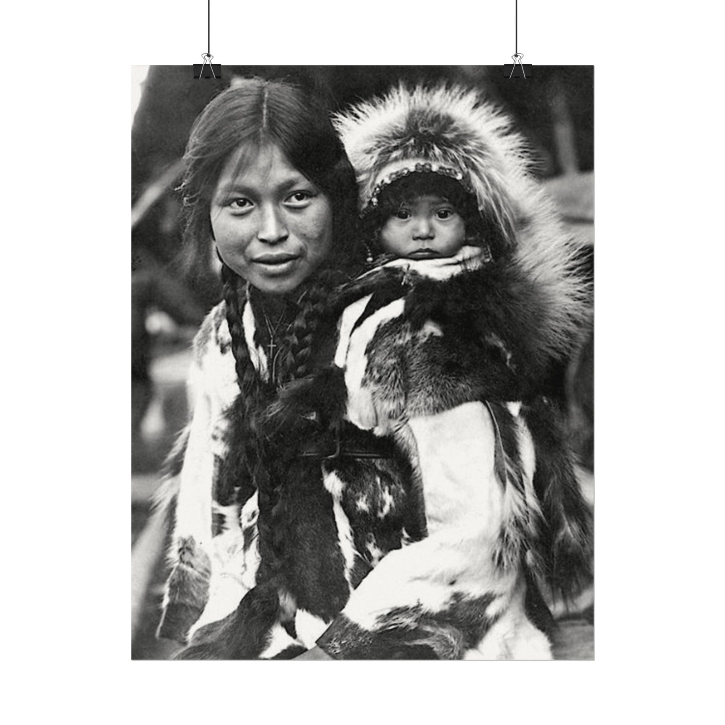 A Mother's Heart – Western Textured Watercolor Matte Posters