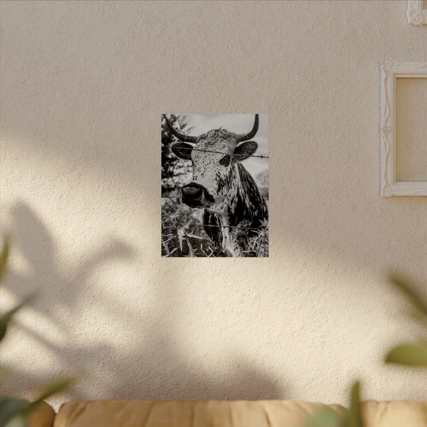 Barbed & Brave Western Textured Watercolor Matte Posters