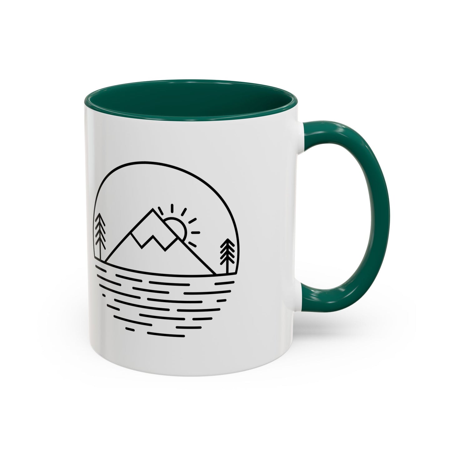 Nature-Inspired Colorful Mug, Perfect Gift for Nature Lovers, Coffee Mug for Outdoor Enthusiasts, Travel Souvenir, Adventure Coffee Cup