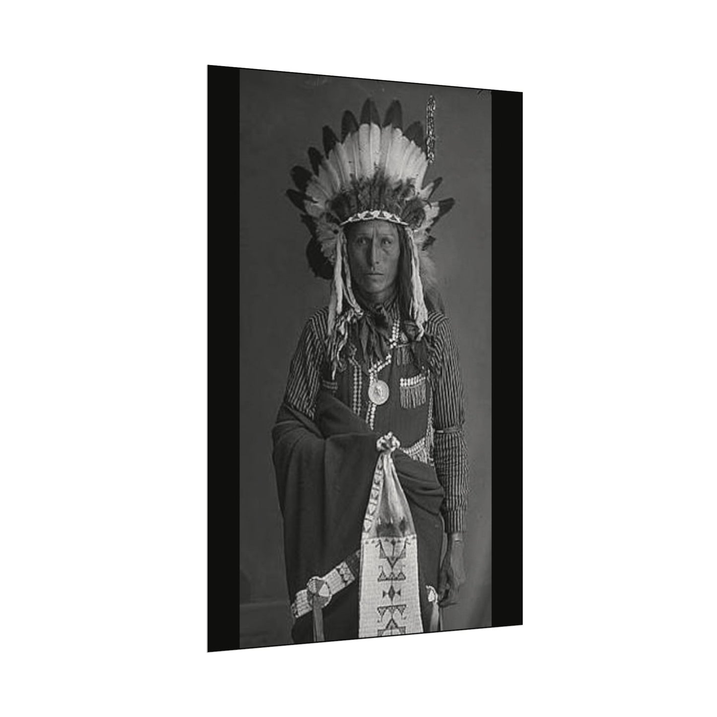 Still As The Wind Remembers – Western Textured Watercolor Matte Posters