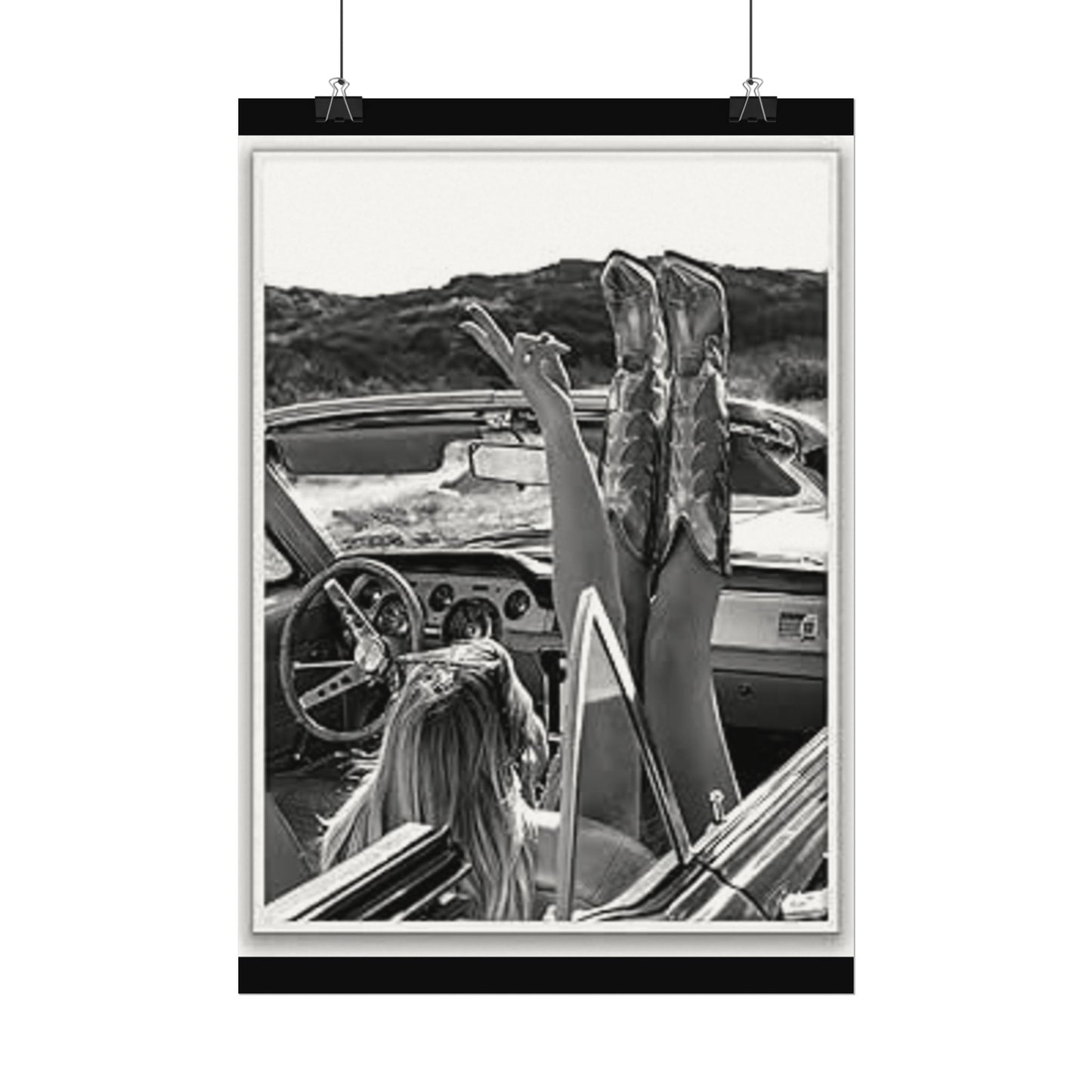 Wild At Heart – Western Textured Watercolor Matte Posters