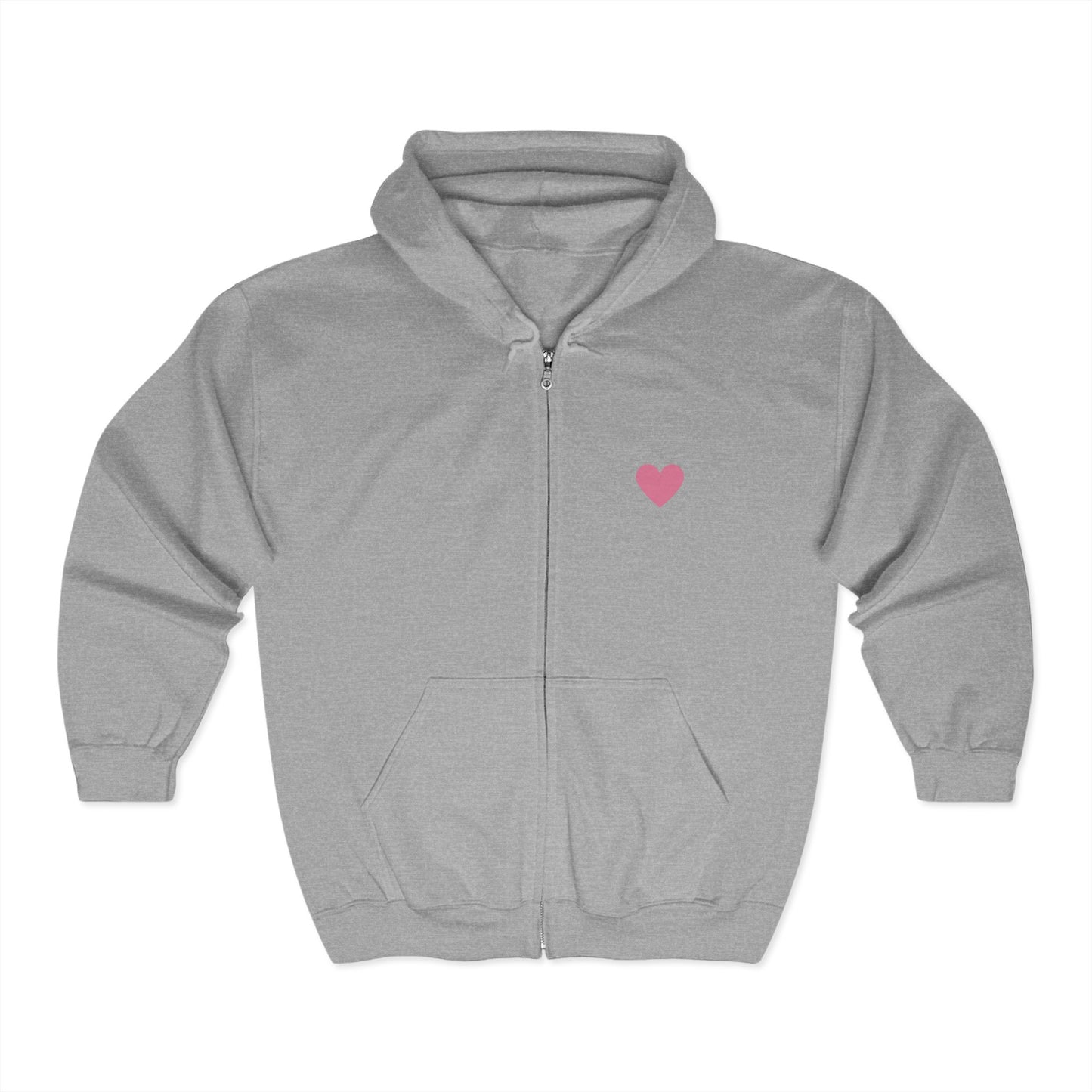 Unisex Zip Hoodie: You Are Loved - Perfect for Faithful Friends, Christian Gifts, Cozy Wear, Valentine's Day, Inspirational