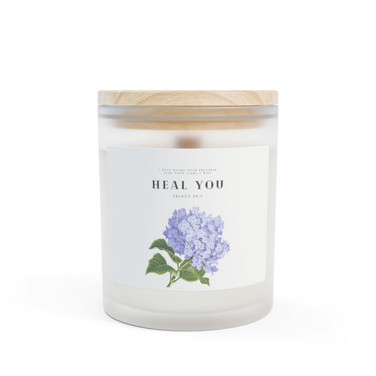 Healing Floral Candle, Aromatherapy Gift, Relaxing Candle, Home Decor, Self-Care Essential