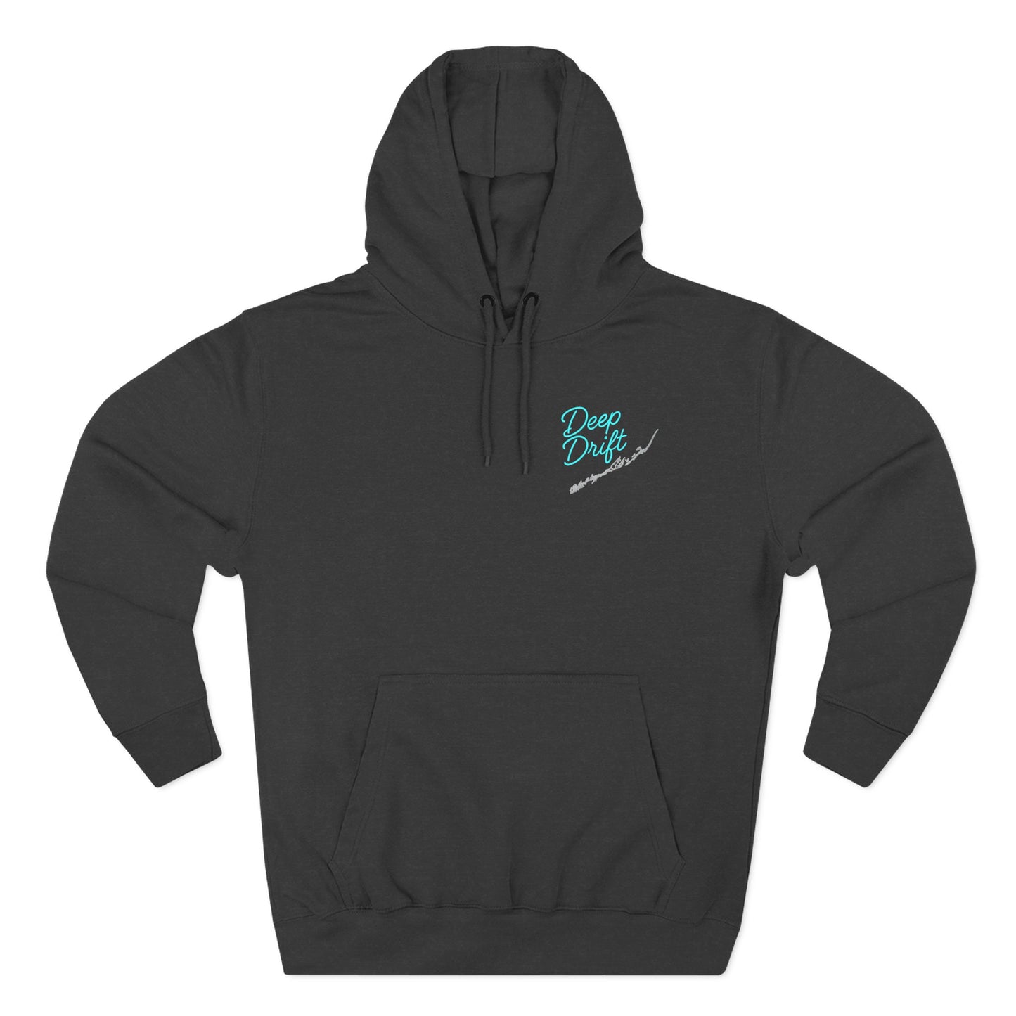Retro Deep Drift Neon Mahi Fishing Hoodie – "Chase the Horizon, Hook the Legend" Graphic