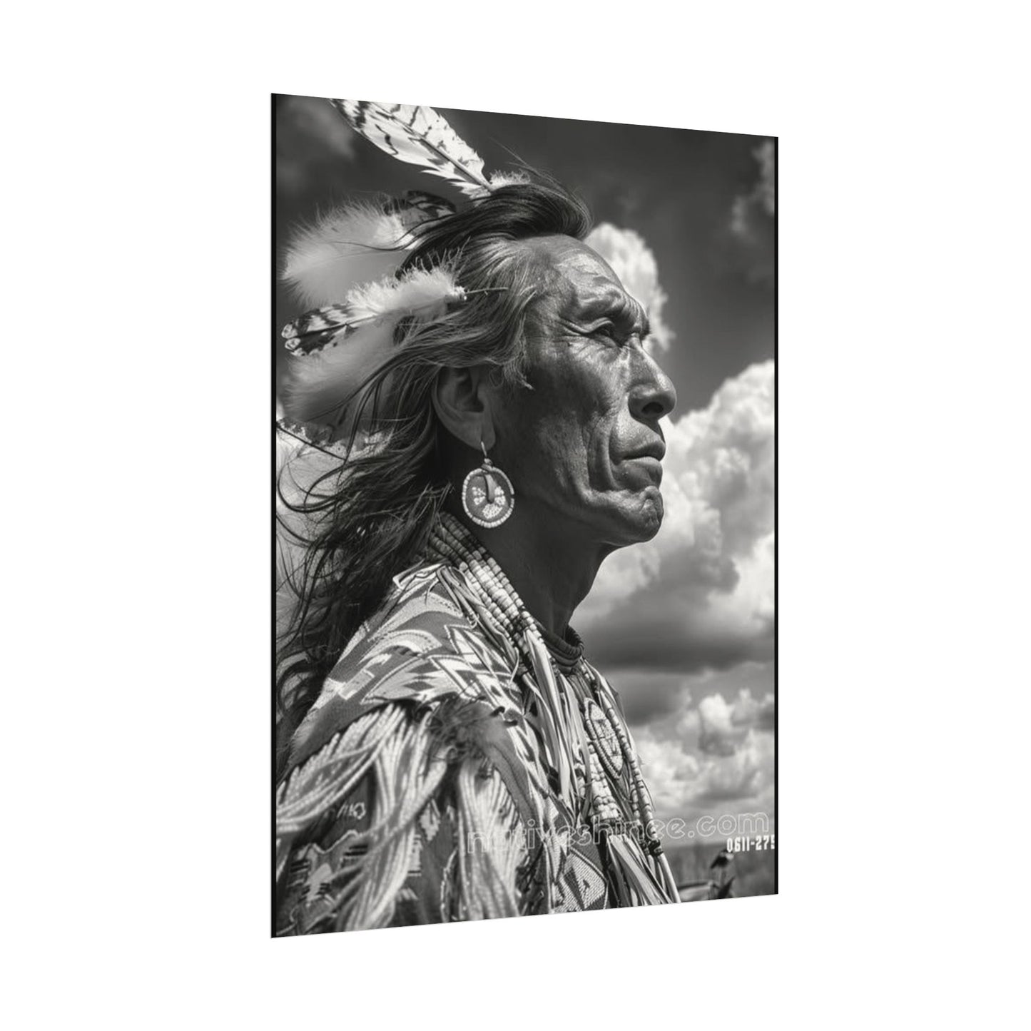The Ancestral Winds Are Calling  – Western Textured Watercolor Matte Posters