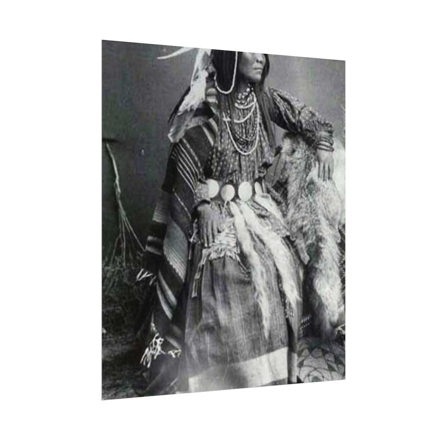 Courage & Strength – Western Textured Watercolor Matte Posters