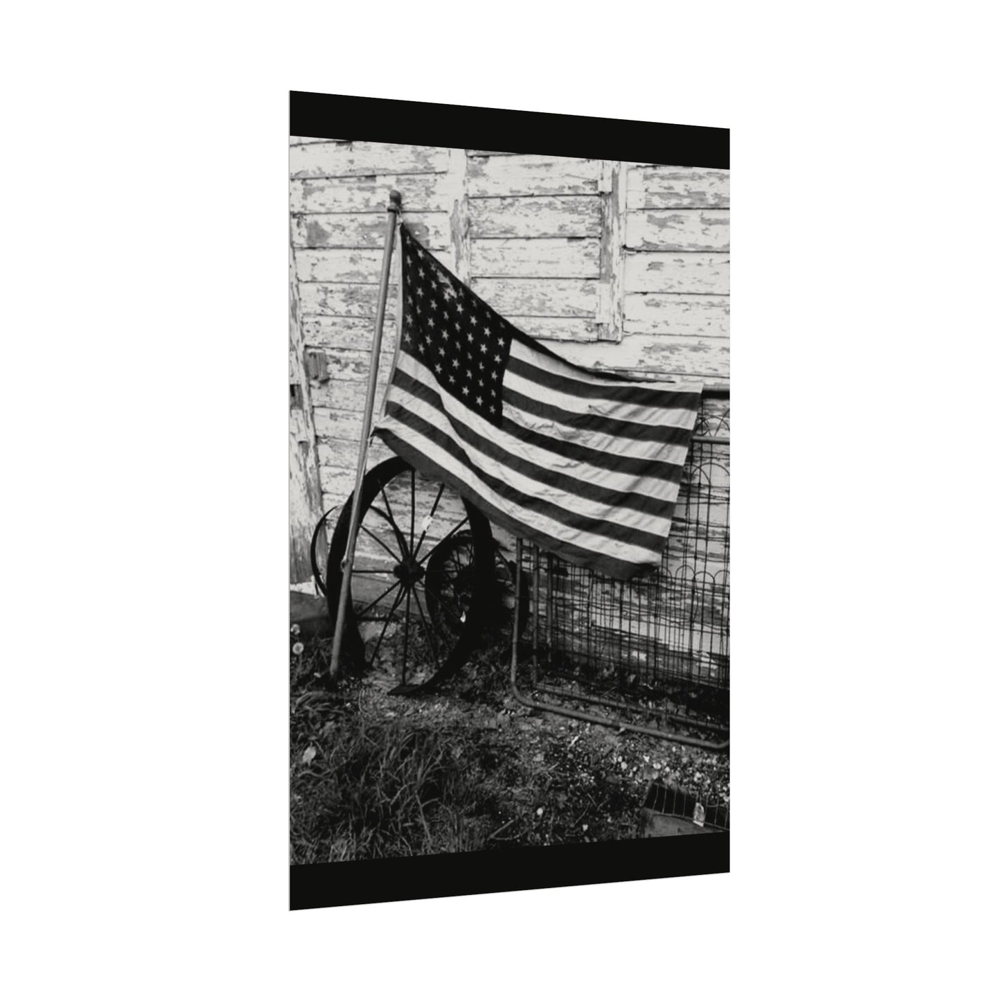 American Grit – Western Textured Watercolor Matte Posters