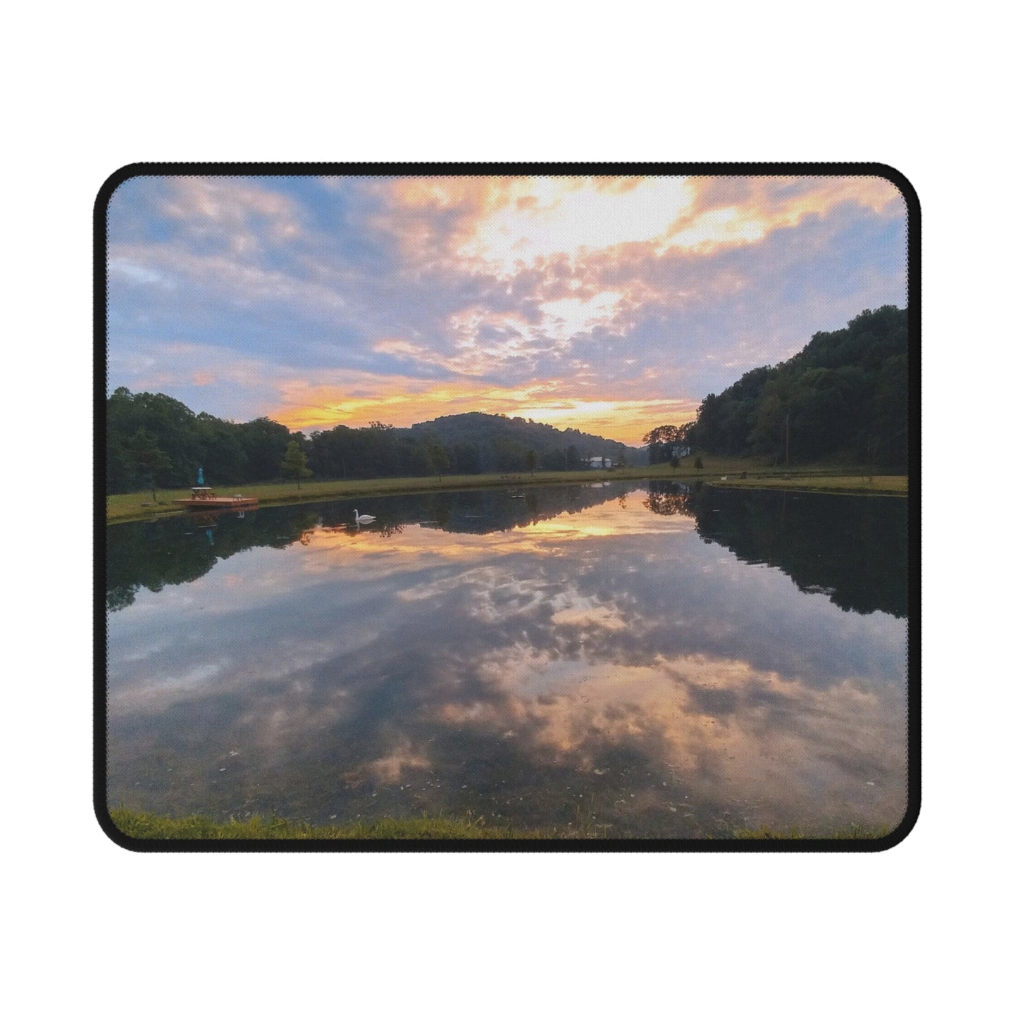 Scenic Reflections Non-Slip Mouse Pad, Computer Accessories, Gamer Gift, Desk Decor, Unique Mouse Mat, Animal Lover Gift