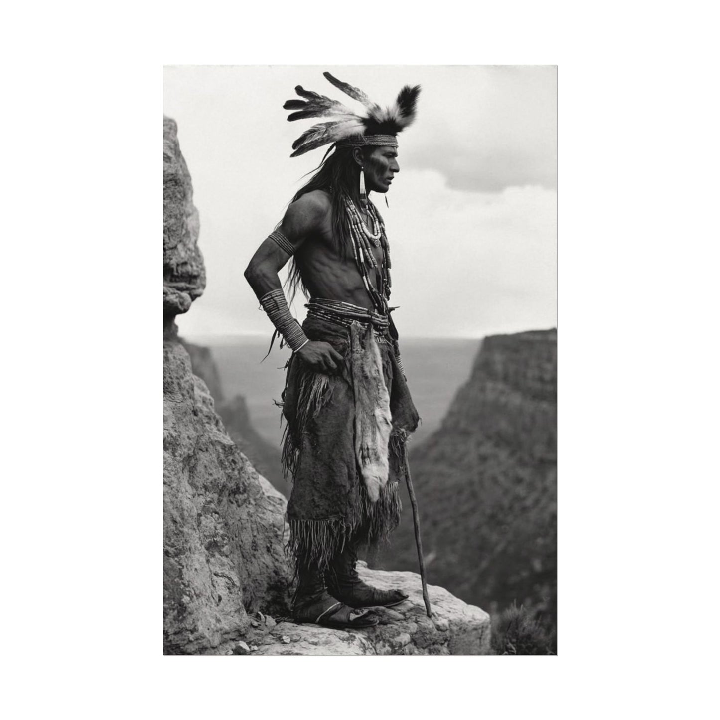 Sacred Horizons – Western Textured Watercolor Matte Posters