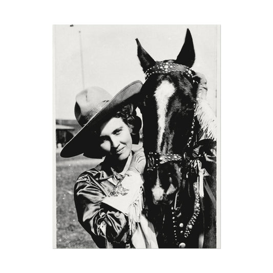 Steadfast Devotion – Western Textured Watercolor Matte Posters