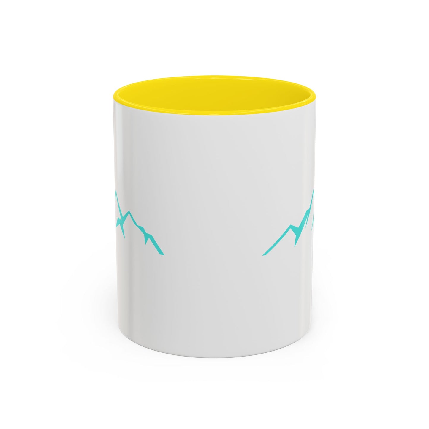 Mountain Vibes Accent Coffee Mug, Unique Gift for Nature Lovers, Adventure Mug, Hiking Enthusiast, 11oz, 15oz