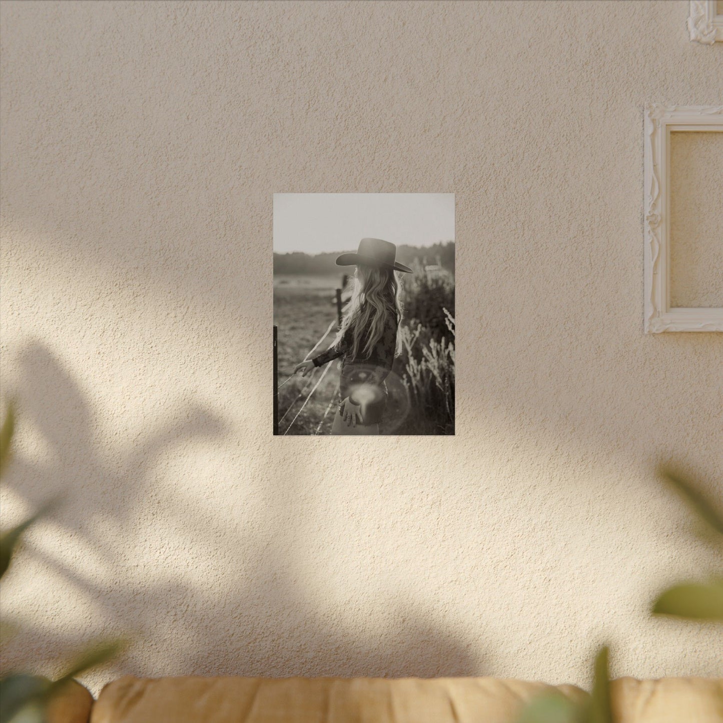 Mornings Gaze– Western Textured Watercolor Matte Posters