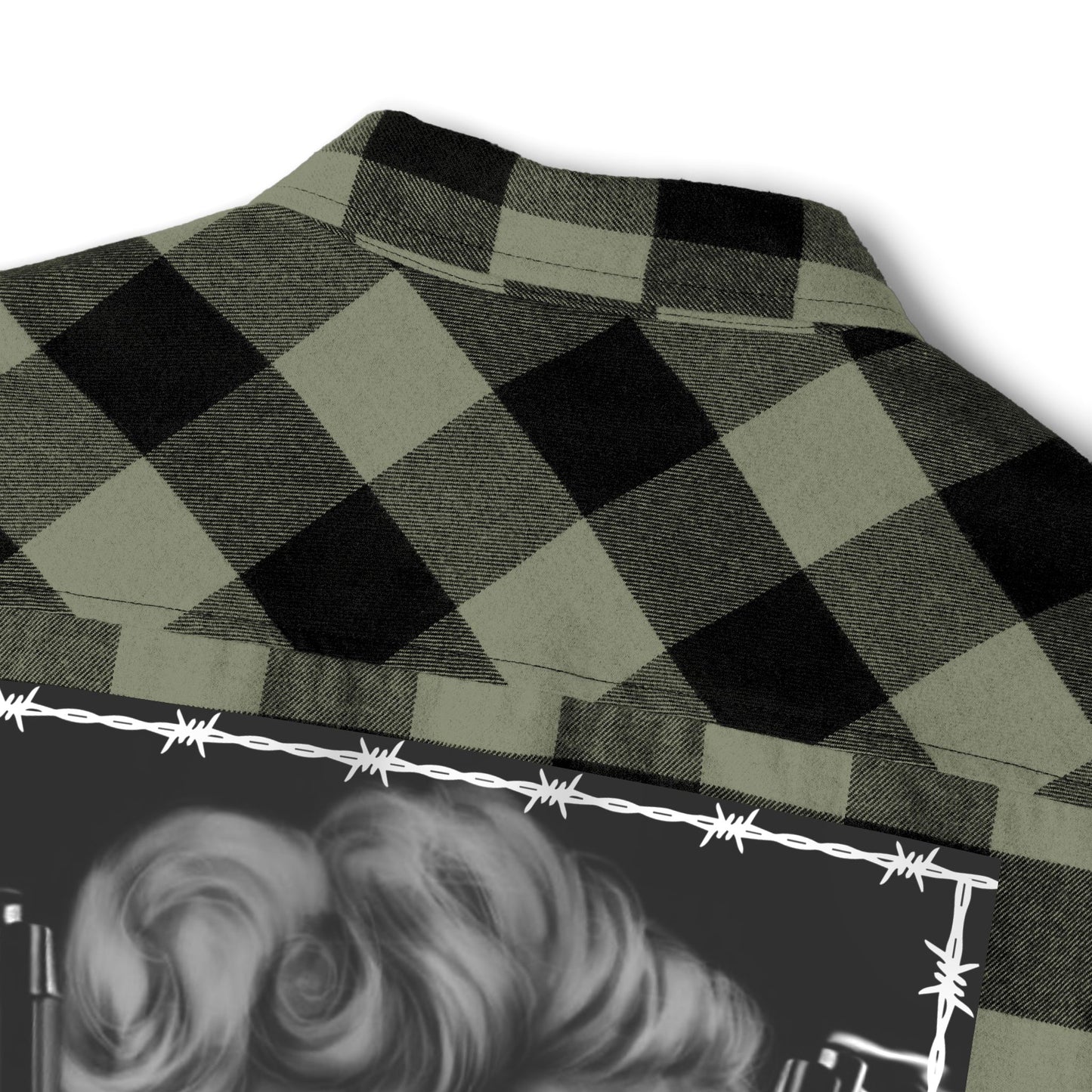 Rebellious Flannel Shirt - Trendy Unisex Shirt for Outdoor Enthusiasts, Perfect for Fall, Casual Wear, Gifts for Him/Her, Statement Fashion