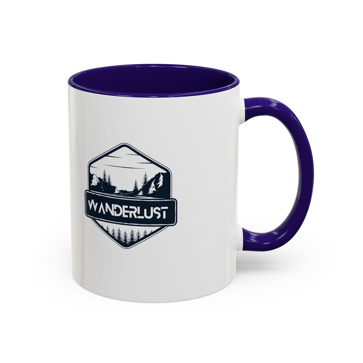 Wanderlust Coffee Mug, Travel Lover Gift, Adventure Drinkware, Colorful Ceramic Cup, Perfect for Holidays & Camping