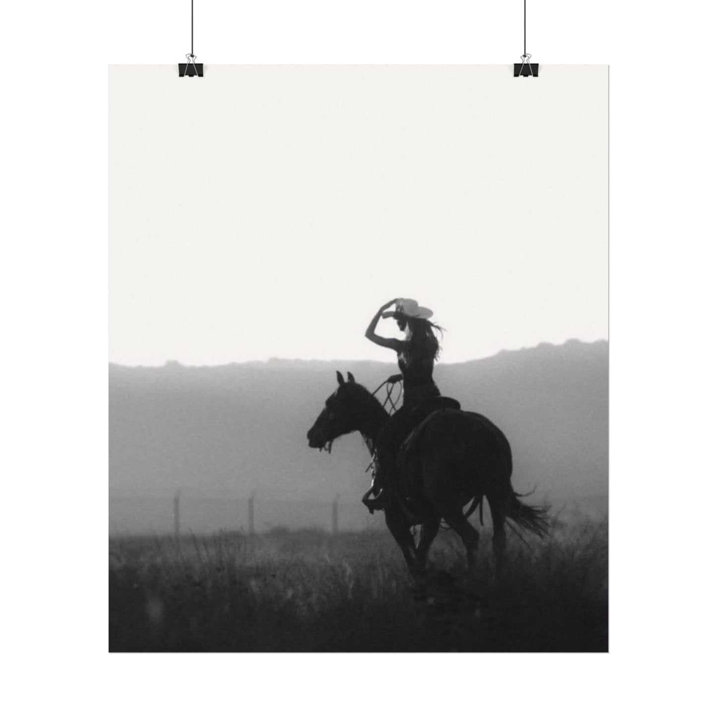 Timeless Beauty – Western Textured Watercolor Matte Posters