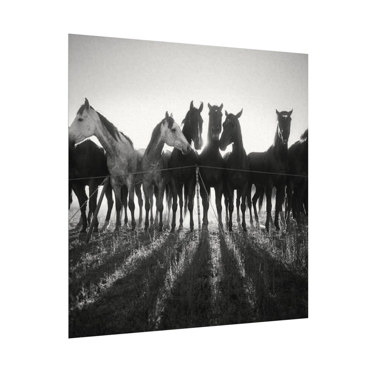 When Dawn Breaks – Western Textured Watercolor Matte Posters