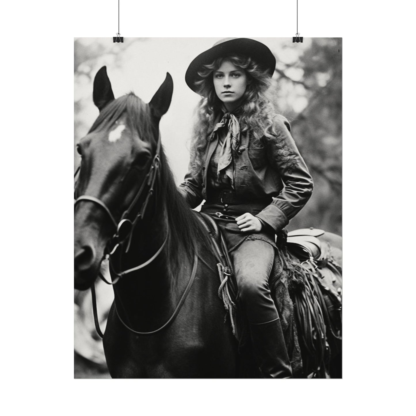 Legacy In Leather & Stone– Western Textured Watercolor Matte Posters